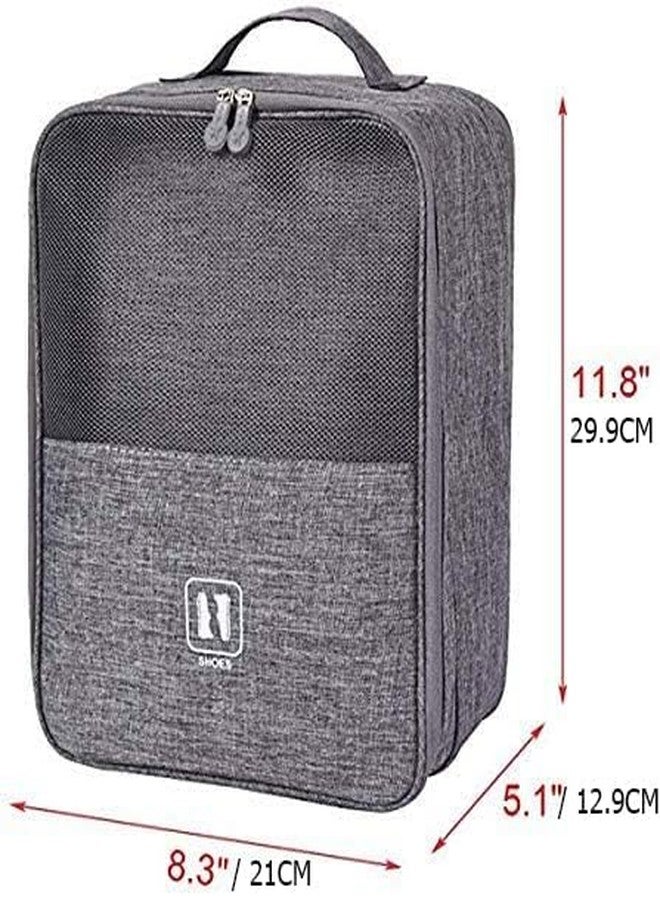Keetly Travel Shoe Bags || Multipurpose Portable Travelling || Shoe Holder Storage Bag || New Footwear Organiser Pouch || Bag Footwear || Organiser Pouch (Black) - Image 2